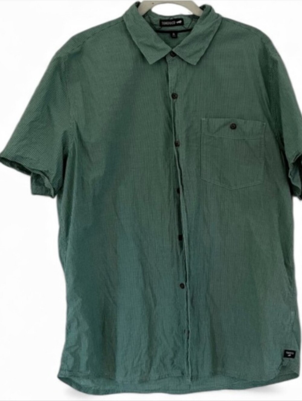 Toad&Co Organic Cotton Button Down Shirt Men's Size XL